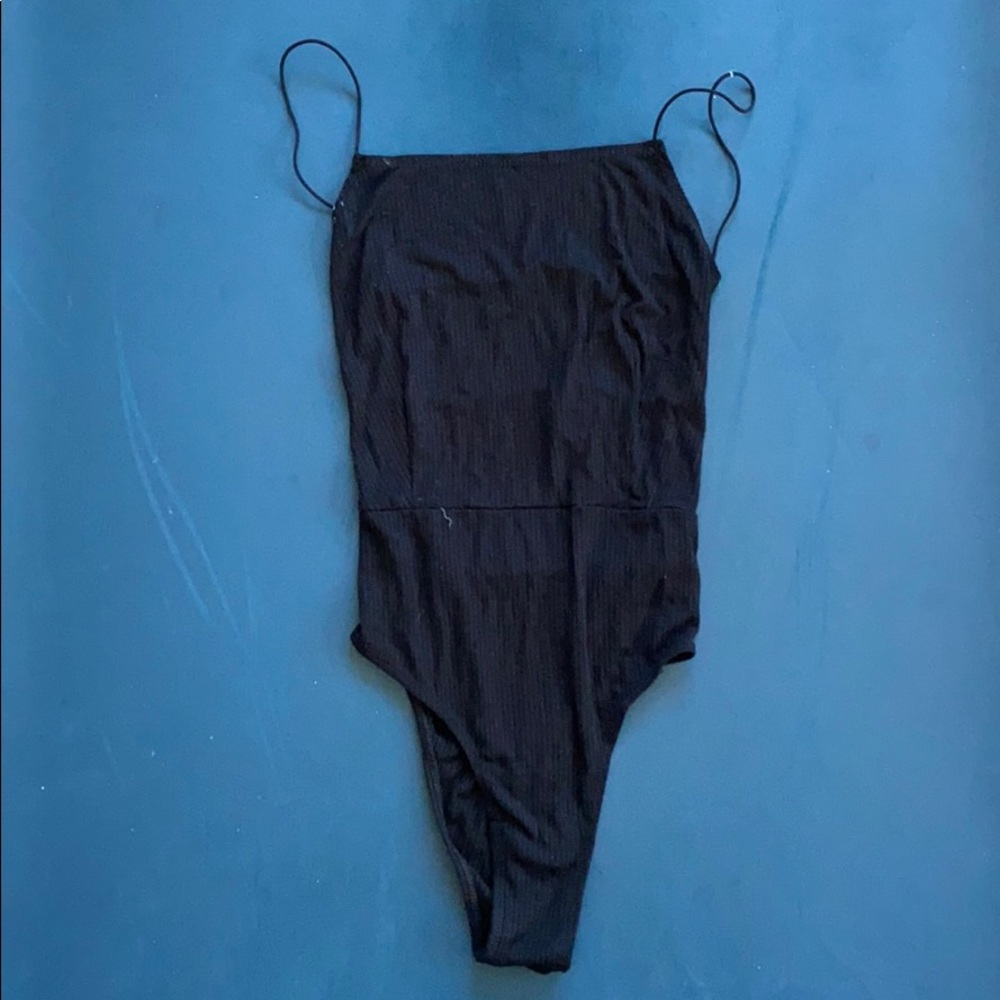 Backless scrappy bodysuit